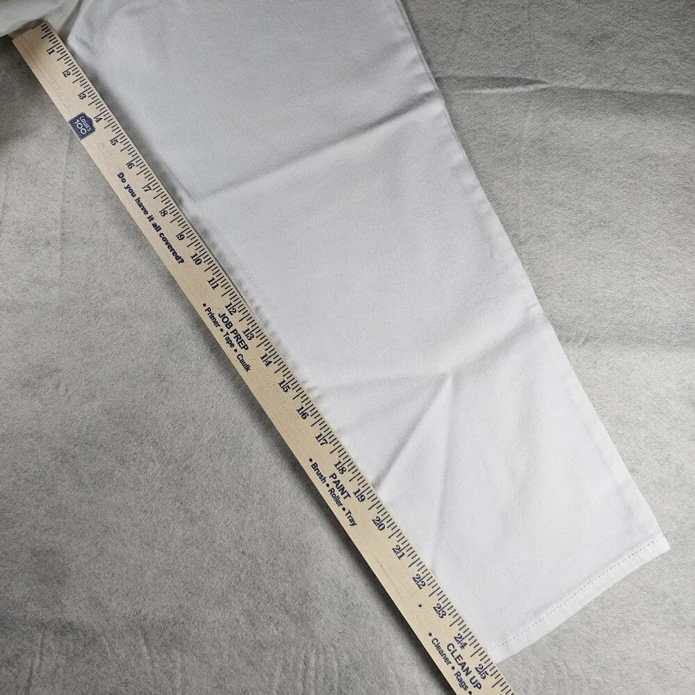 NEW Ella Moss High Rise Slim Straight Ankle Jeans White Size 14/32 - Picture 7 of 7